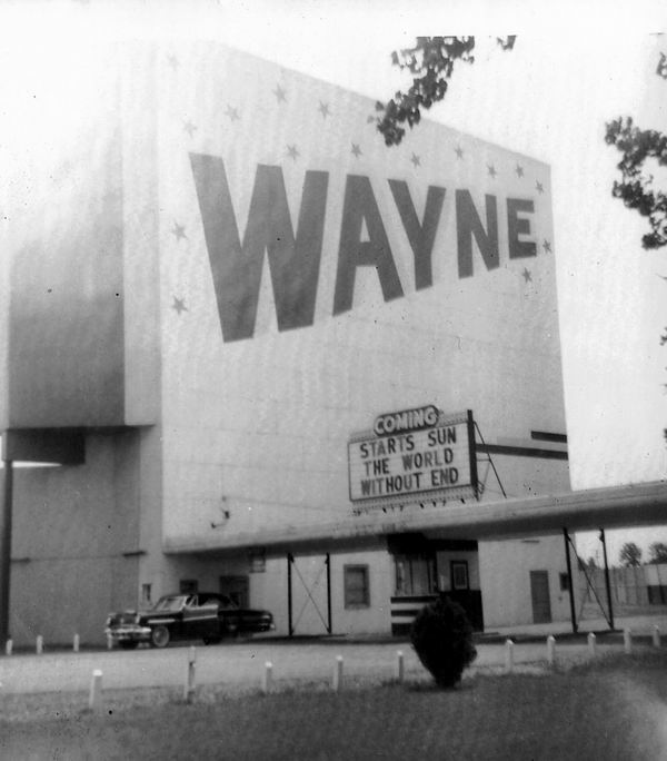 Wayne Drive-In Theatre - Screen And Entrance From F Ryan (newer photo)